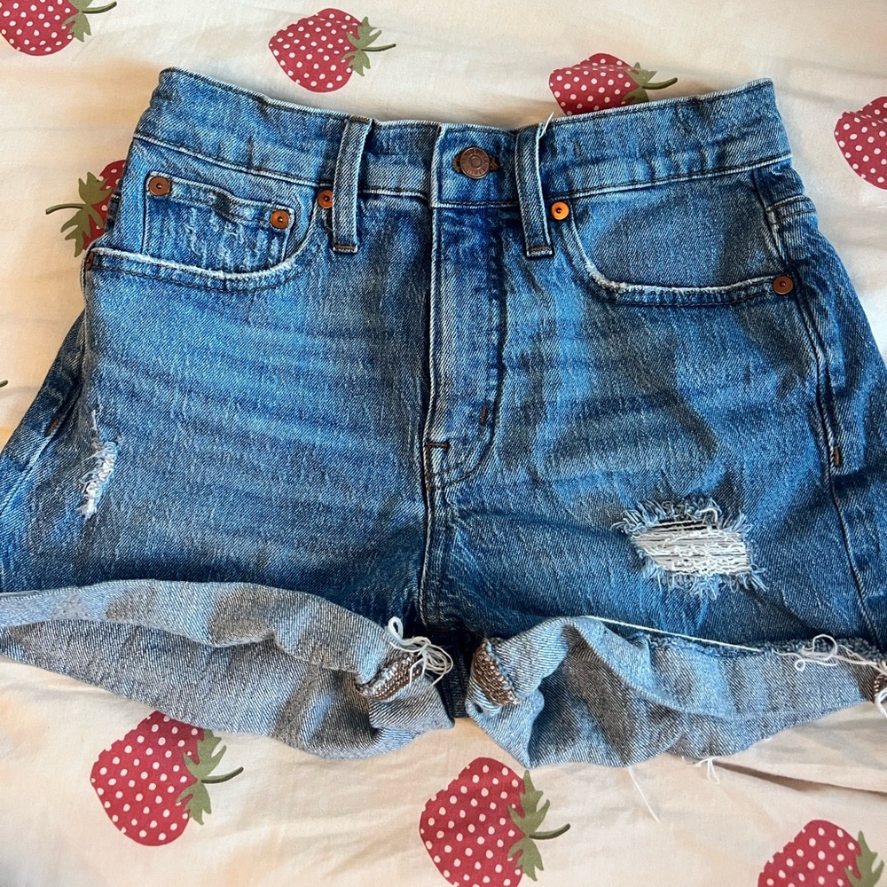 madewell denim shorts